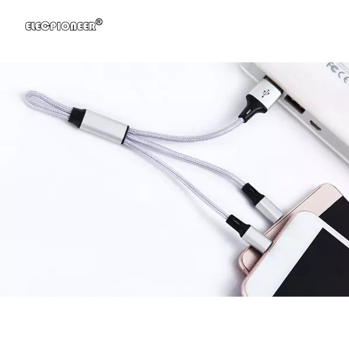 2. 2 in 1 Keychain Braided USB, Fast Data Transfer Cable detailed information by Union Power America Inc. - Union Power (Yangzhou)Co., Ltd. Bulk Purchase and Corporate purchase contact us today(Description)