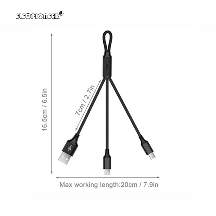 5. 2 in 1 Keychain Braided USB, Fast Data Transfer Cable detailed information by Union Power America Inc. - Union Power (Yangzhou)Co., Ltd. Bulk Purchase and Corporate purchase contact us today(Description)