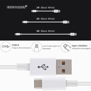 5. USB A to USB Type C Cable detailes information by Union Power America Inc Bulk Purchase and Corporate purchase contact us today