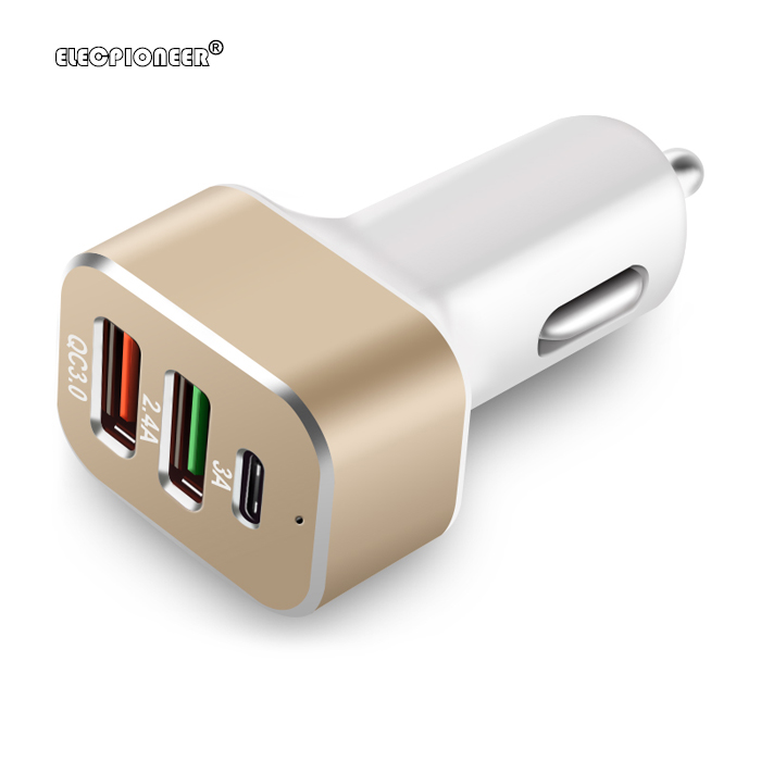 1. CR-15 39W Type-C & QC 3.0 Dual USB Car Charger detailed information by Union Power America Inc. - Union Power (Yangzhou)Co., Ltd. for Bulk Purchase and Corporate purchase contact us today(Description)