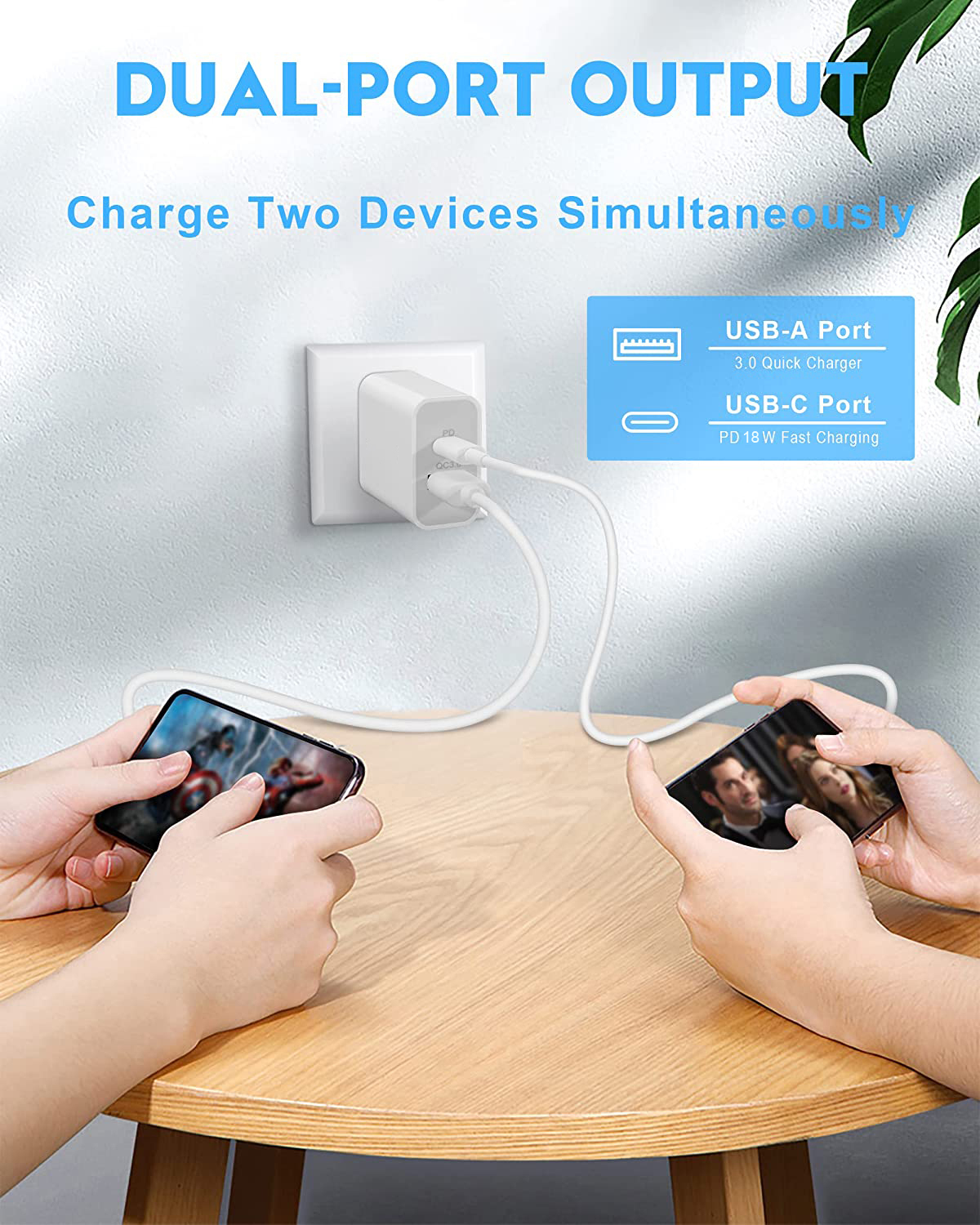 2. LM-18-2216 Dual-Port 18W PD + QC 3.0 Charger Bulk Purchase and Corporate purchase from China Union Power inc -Description-