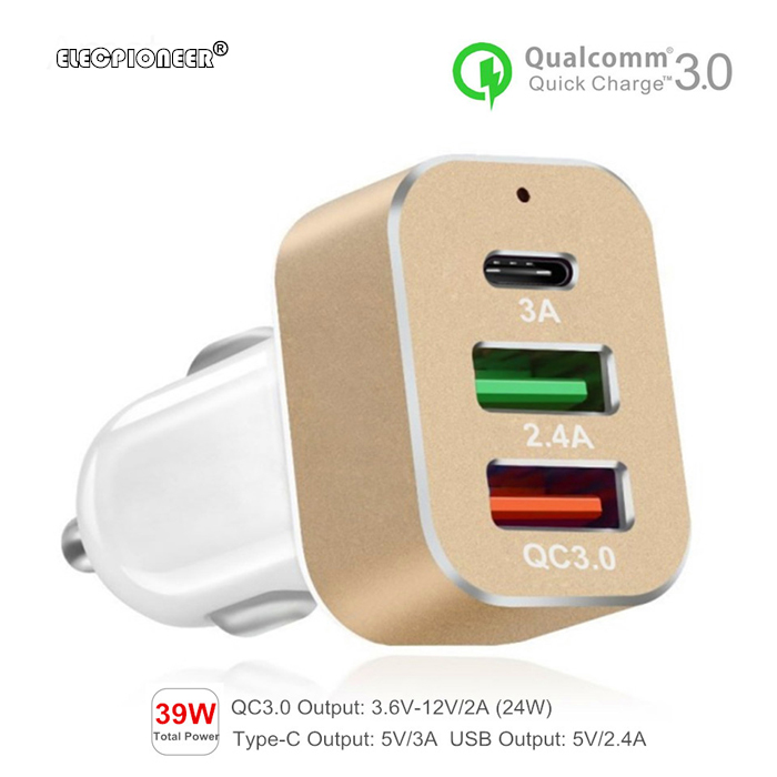 3. CR-15 39W Type-C & QC 3.0 Dual USB Car Charger detailed information by Union Power America Inc. - Union Power (Yangzhou)Co., Ltd. for Bulk Purchase and Corporate purchase contact us today(Description)