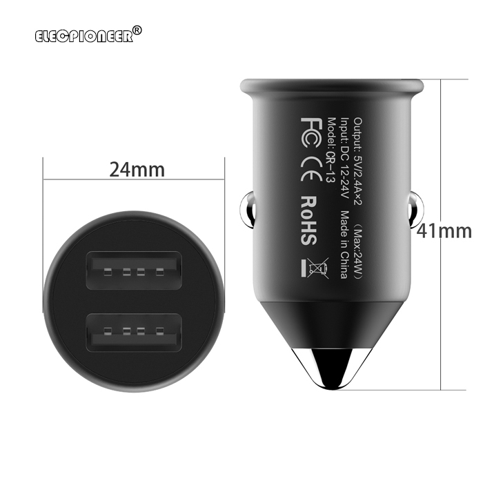 4. CR-13 Mini Dual USB Car Charger detailed information by Union Power America Inc. Union Power (Yangzhou)Co. Ltd. Bulk Purchase and Corporate purchase from China (Description)