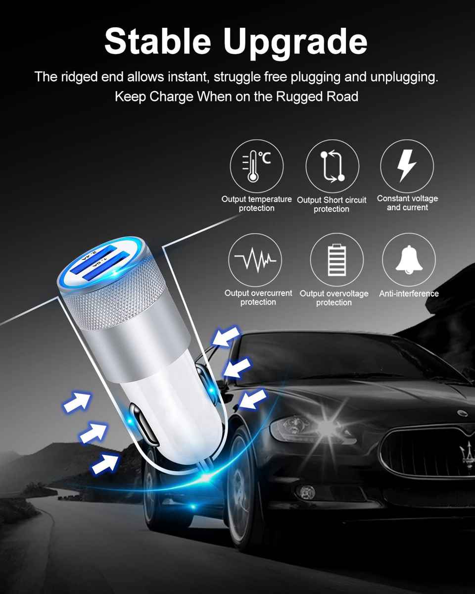 1. LM-C112 Metal Dual USB Car Charger Bulk Purchase and Corporate purchase from China Union Power -Description-