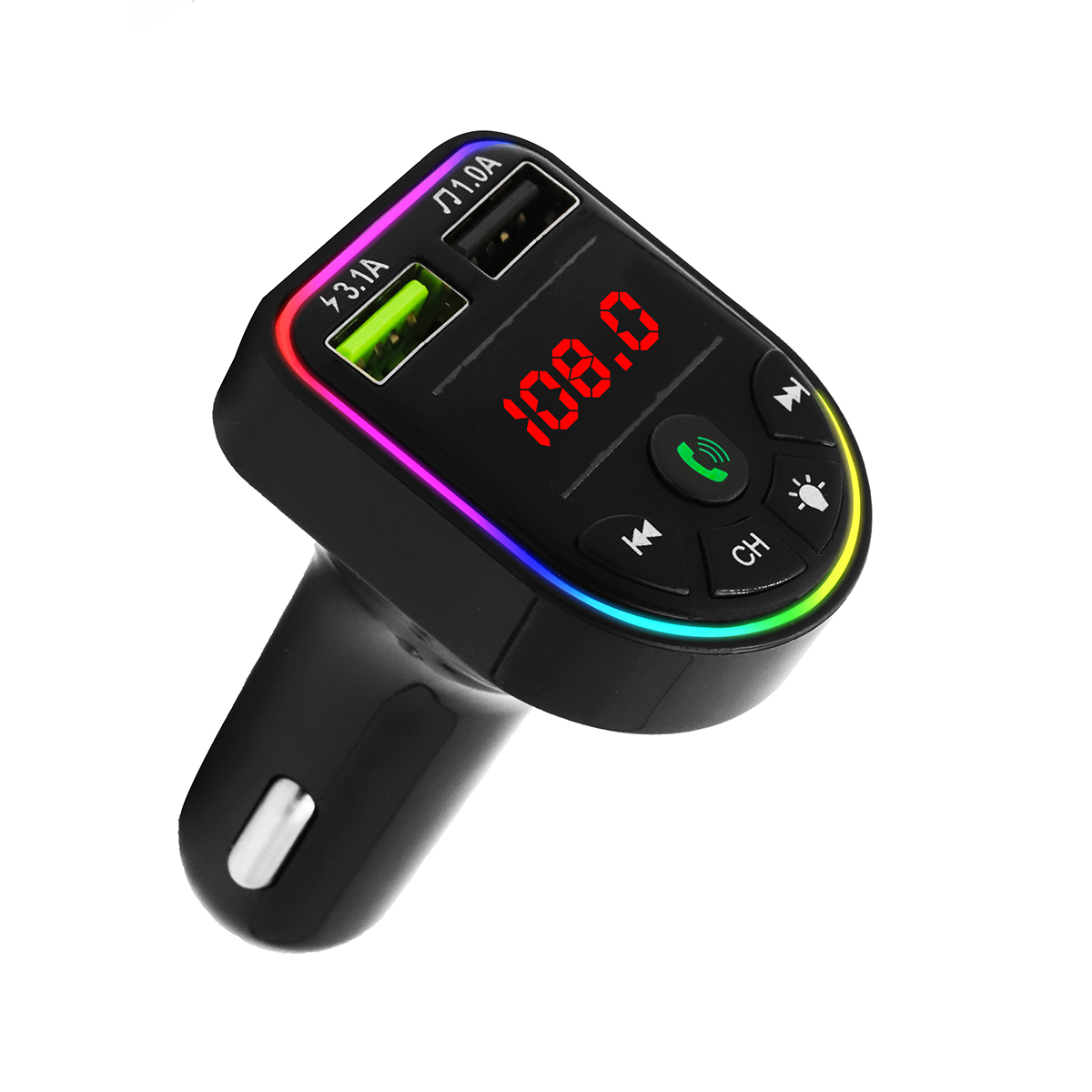 4. LM-F5 LED Car BT FM Dual USB Car Charger Corporate Purchase and bulk purchase from China Union Power -Description-