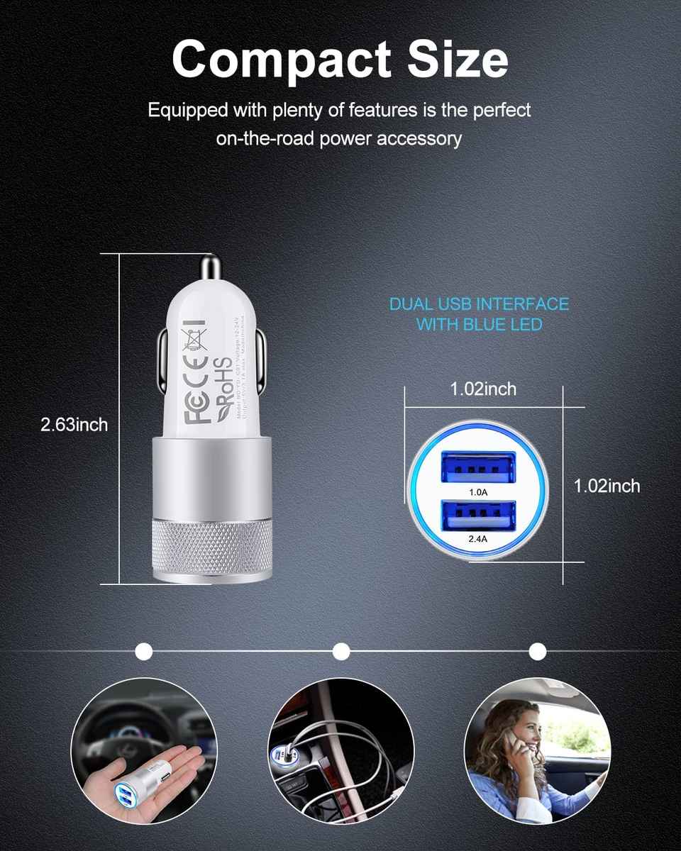 6. LM-C112 Metal Dual USB Car Charger Bulk Purchase and Corporate purchase from China Union Power -Description-