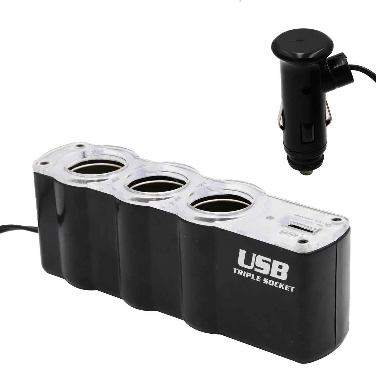 7. LM-CR-SH03 Triple Socket Charger Bulk Purchase and Corporate purchase from China Union Power -Description-