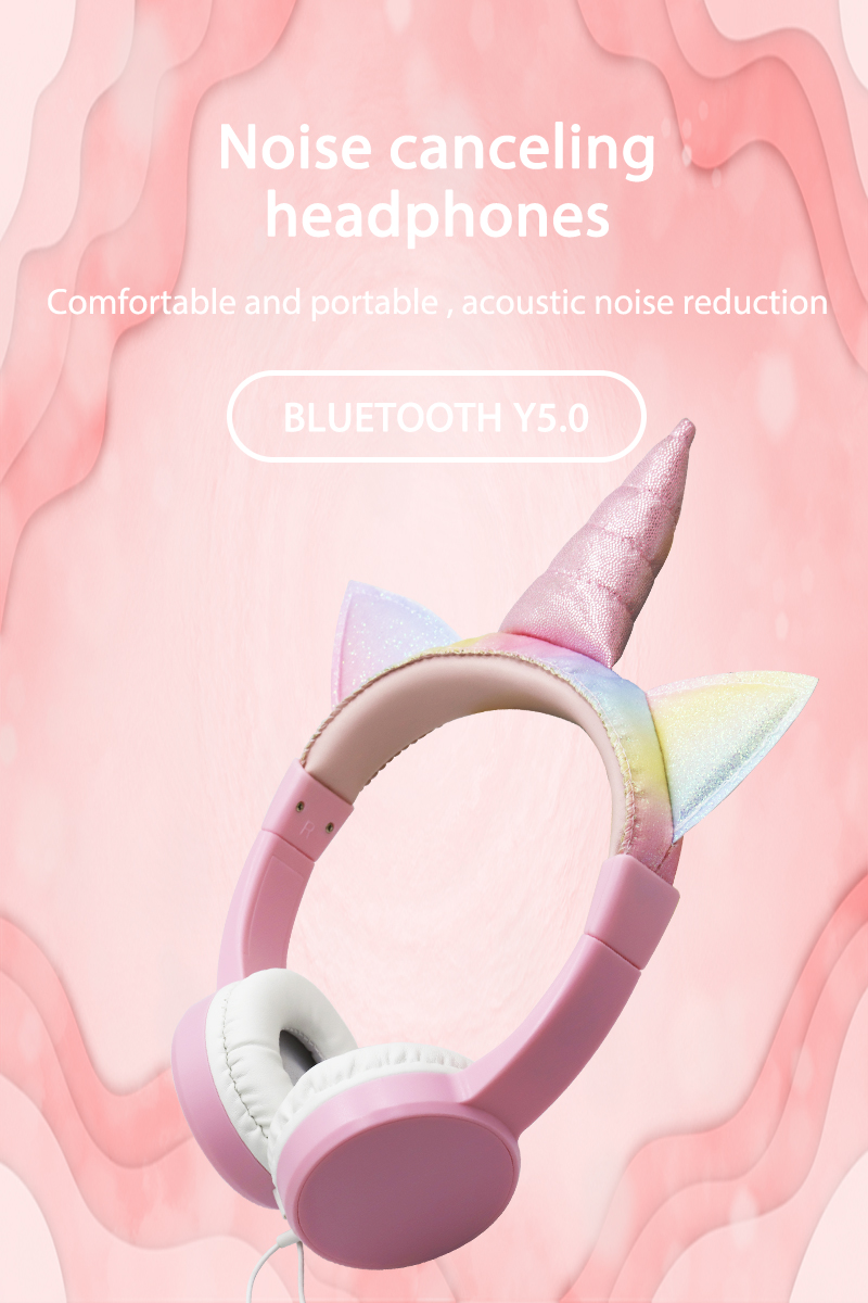 1. LM-103C-unicorn Kid's Unicorn Headphone Bulk Corporate Purchase from China Union Power -Description-