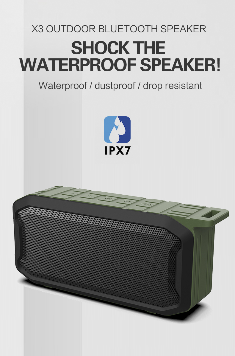 16. LM-X2 Waterproof Bluetooth Speaker Bulk Corporate Purchase from China Union Power -Description-