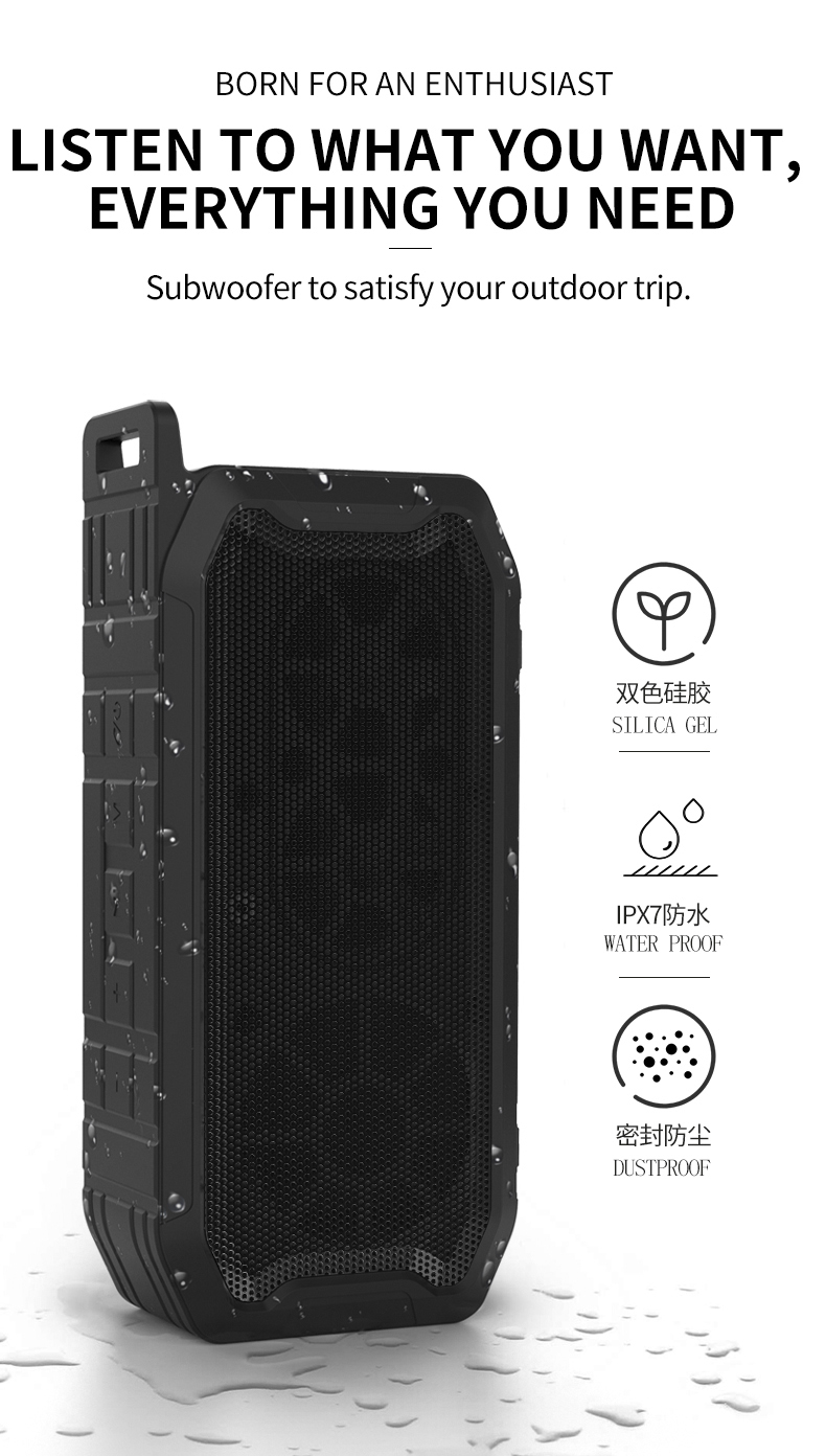 4. LM-X2 Waterproof Bluetooth Speaker Bulk Corporate Purchase from China Union Power -Description-
