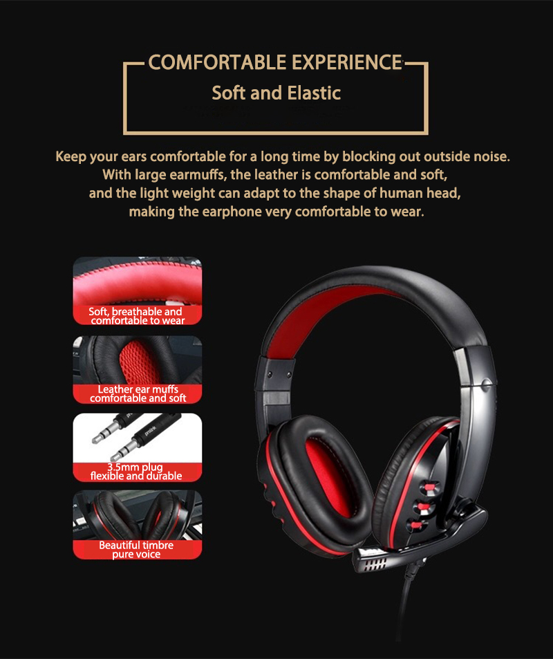 6. LM-1306 Gaming Headset Bulk Corporate Purchase from China Union Power -Description-