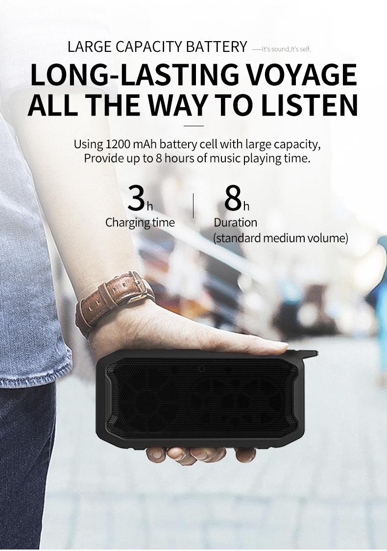 8. LM-X2 Waterproof Bluetooth Speaker Bulk Corporate Purchase from China Union Power -Description-