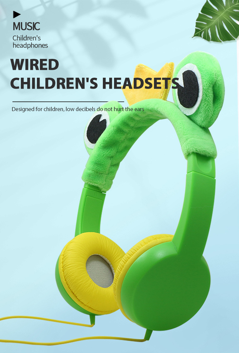 3. LM-KD002 Kid's Frog Headphone Bulk Corporate Purchase from China Union Power -Description-