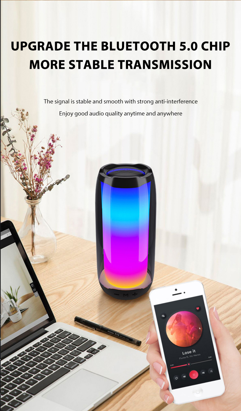 9. LM-T24 RGB Bluetooth Speaker Bulk Corporate Purchase from China Union Power -Description-